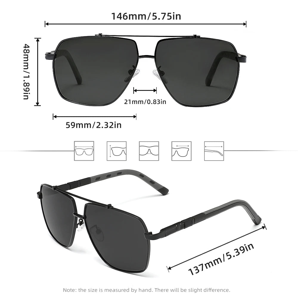 KINGSEVEN Luxury Polarized Sunglasses Men UV400